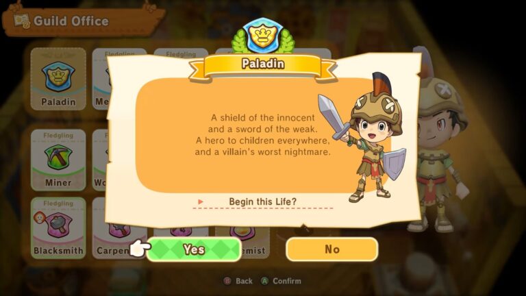 All Paladin Life Challenges in Fantasy Life i: The Girl Who Steals Time