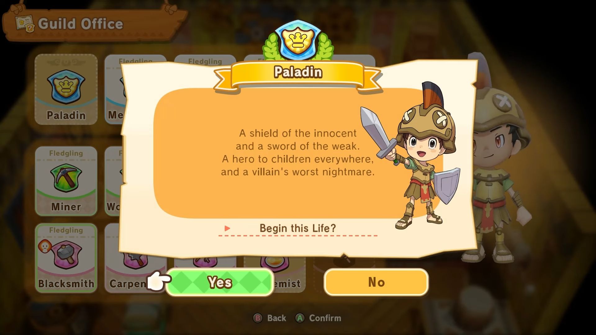 All Paladin Life Challenges in Fantasy Life i: The Girl Who Steals Time