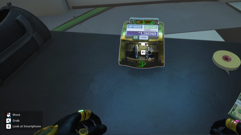 Golden Gloves in Cash Cleaner Simulator