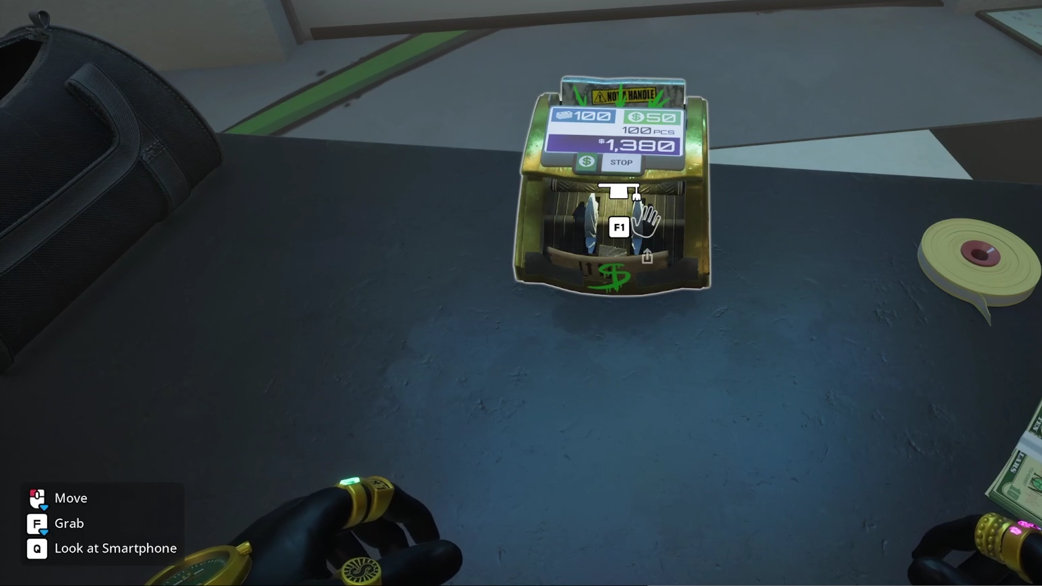 Golden Gloves in Cash Cleaner Simulator
