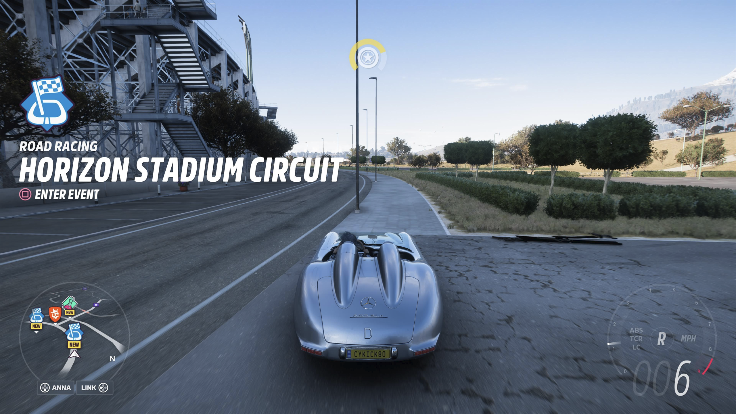 Launch the Horizon Stadium Circuit Race