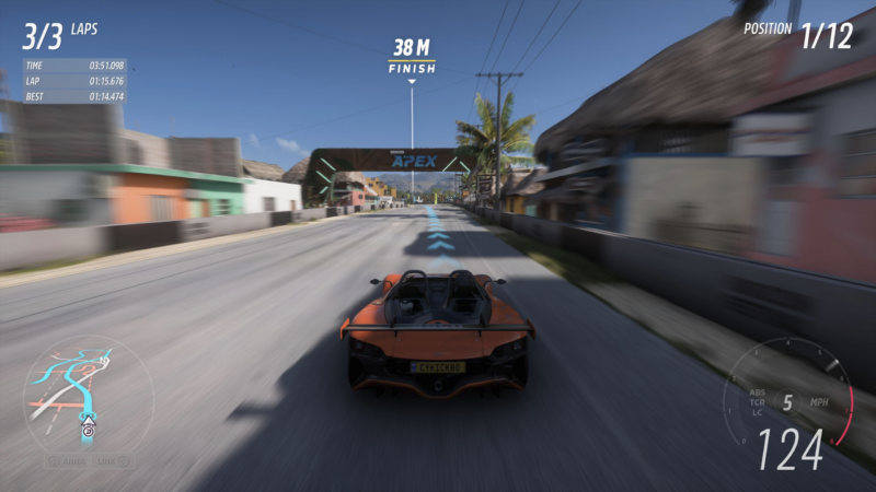 Come first place in the race