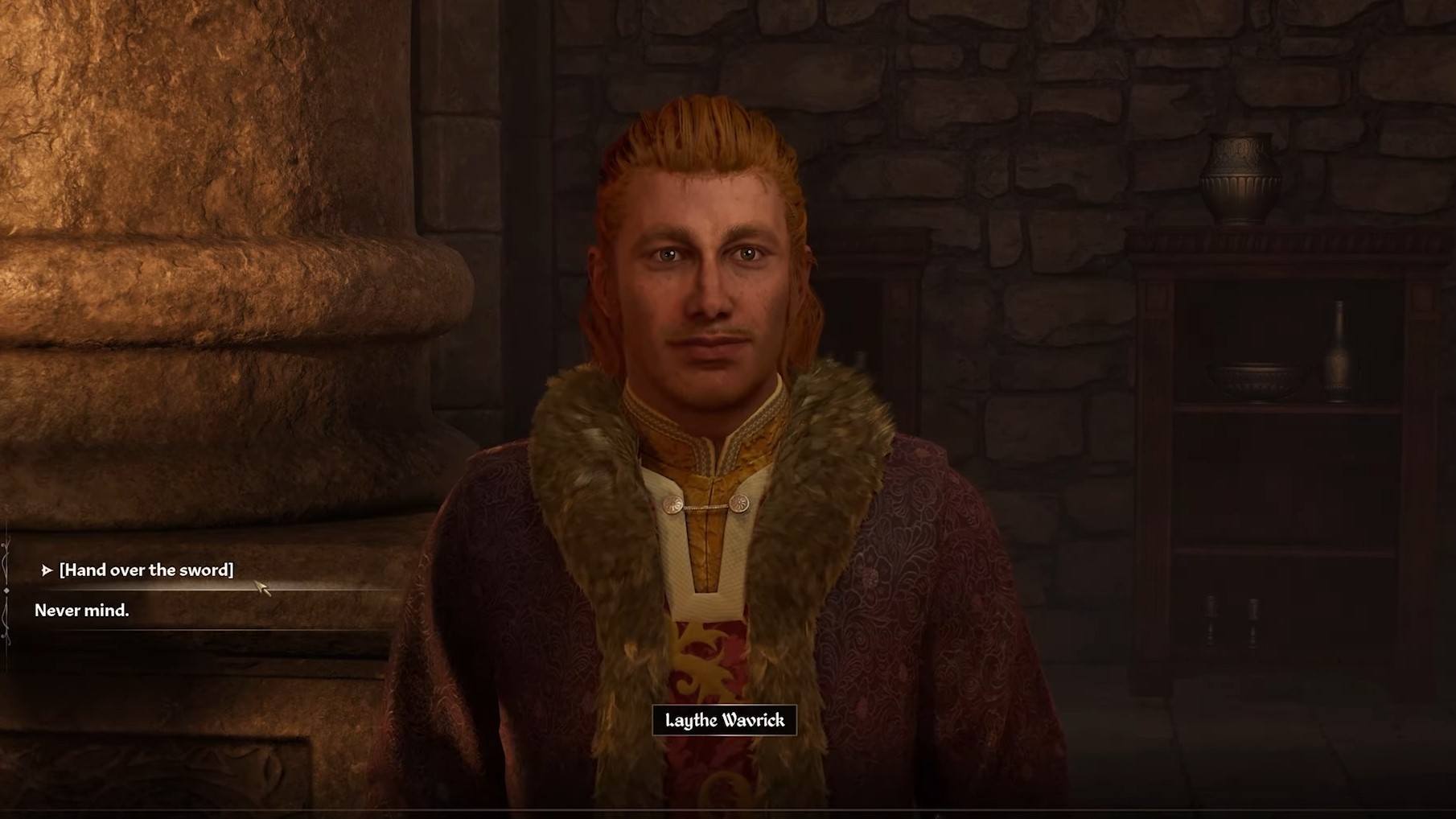 Returning the sword (Image via Bethesda)