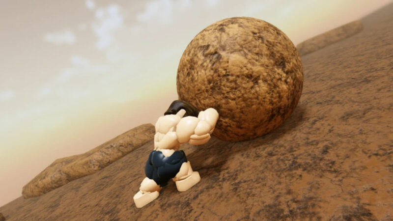 Sisyphus Training (Image via Roblox Corporation)