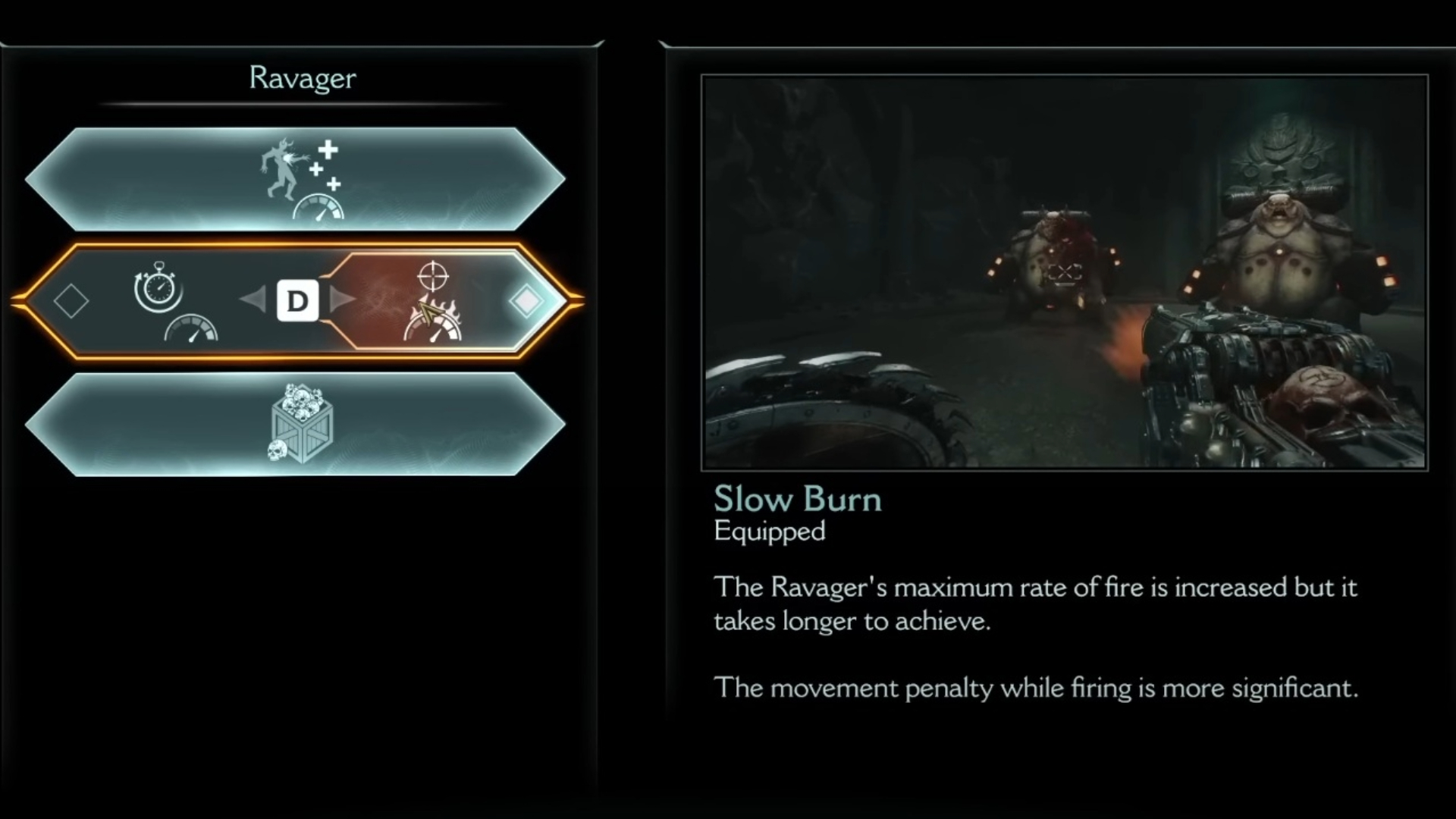 Slow Burn upgrade