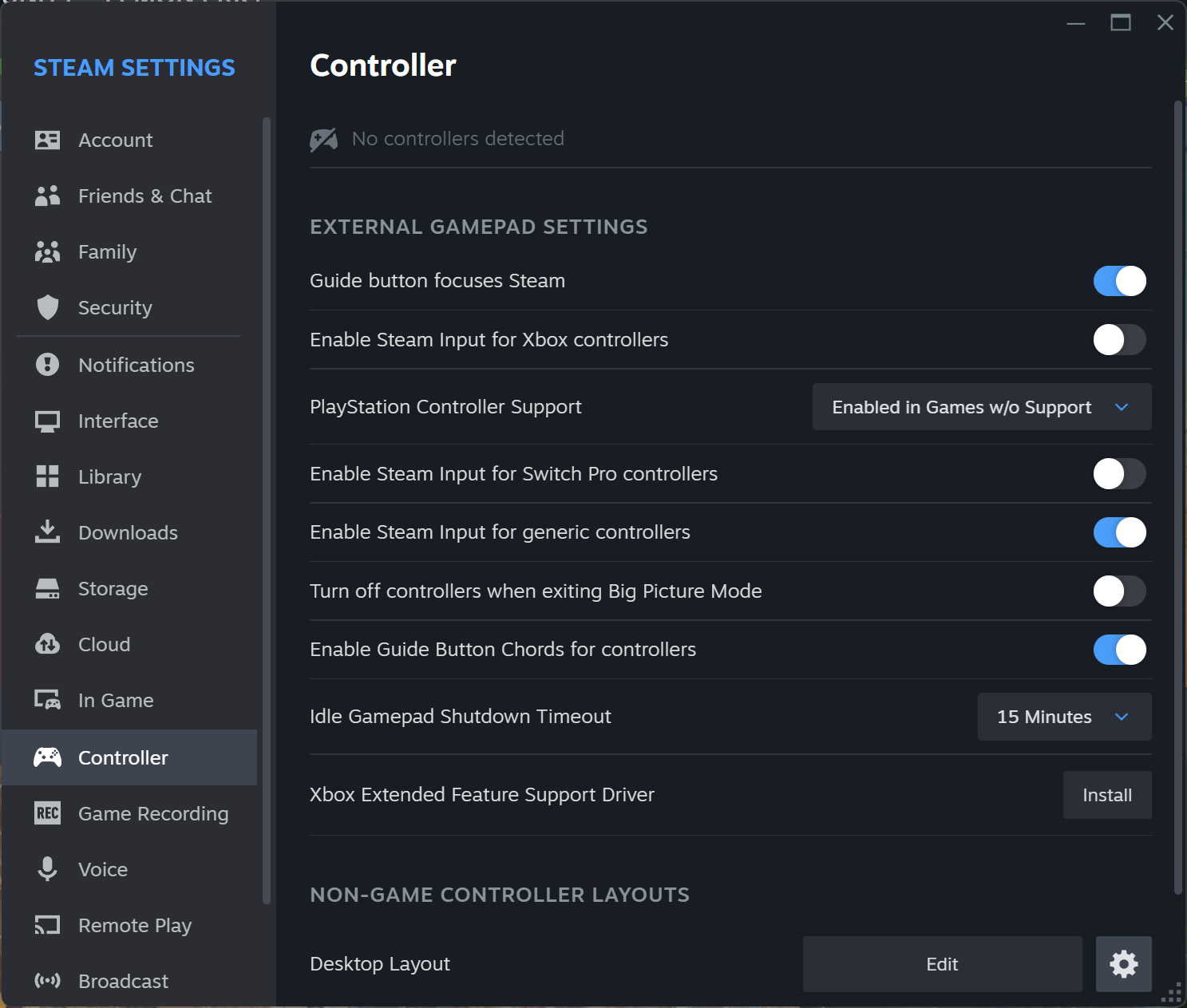 Stteam Detectred Controllers Roadcraft