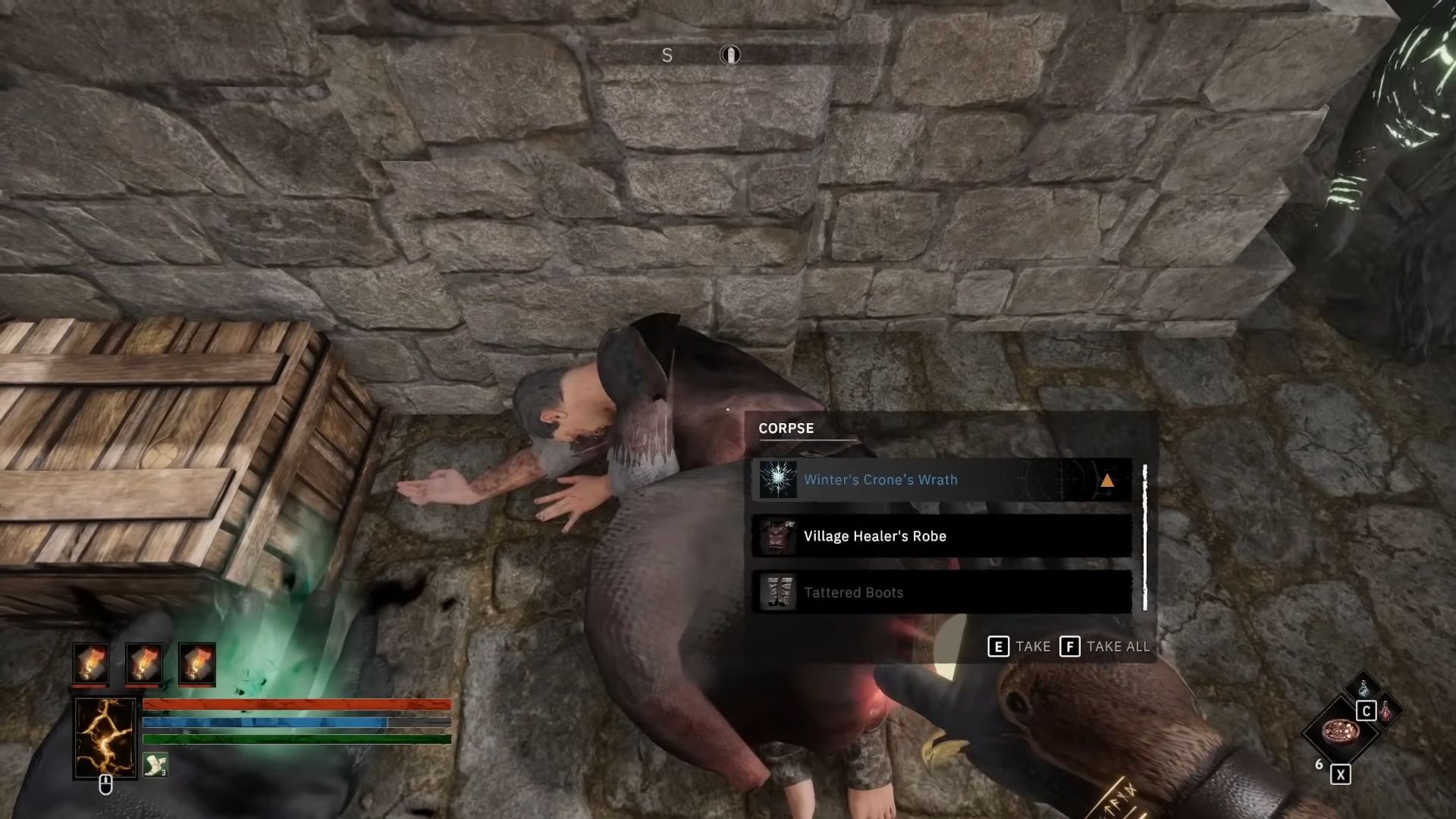 Loot the corpse to obtain the spell