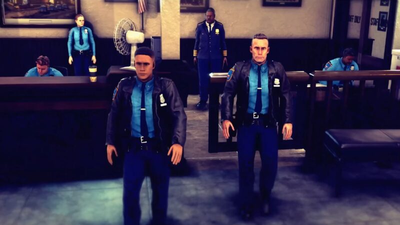 Picture of Police officers in The Precinct