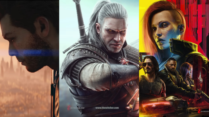 The Xbox Publisher Spotlight Series Sale (Image via Electronic Arts and CD Projekt)