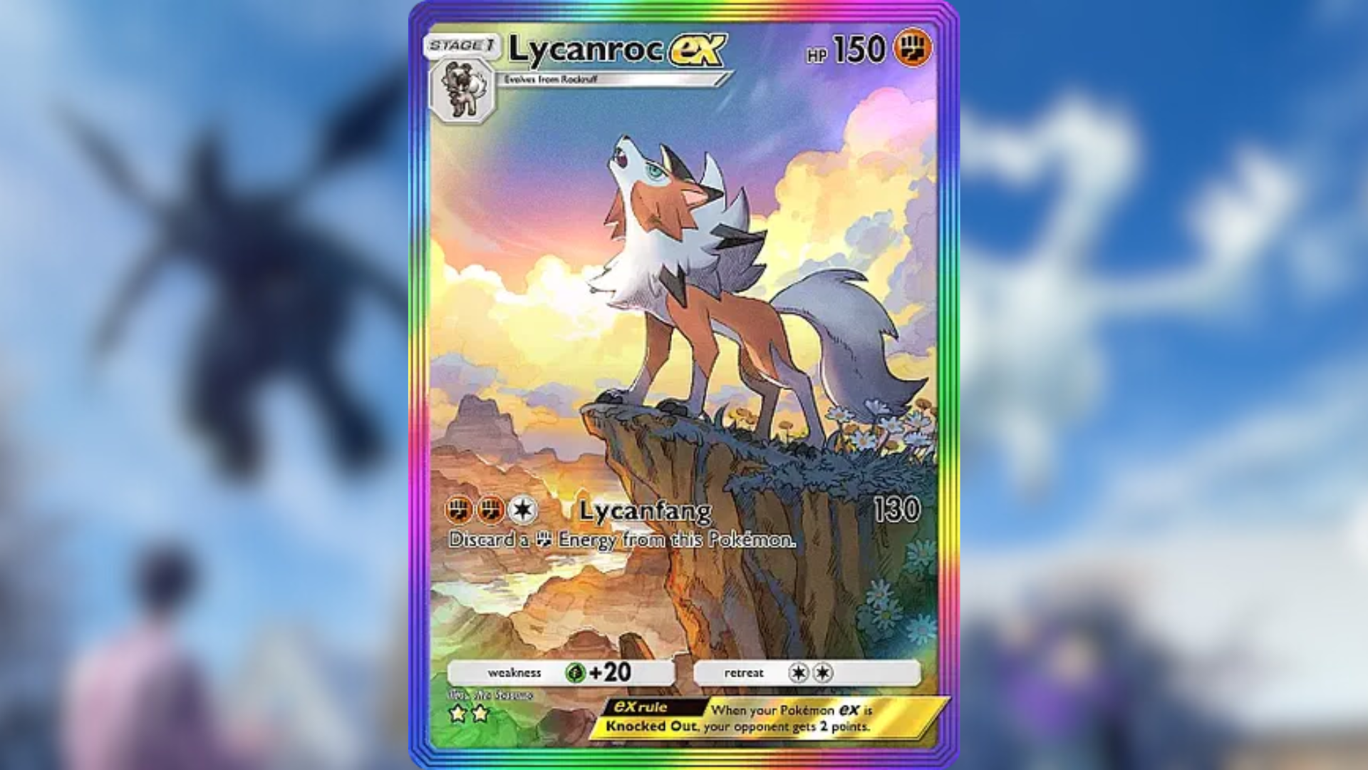 The background with the Pokemon makes this one quite cool (Image via The Pokemon Company) Best Looking Cards Extradimensional Crisis Pokemon TCG Pocket