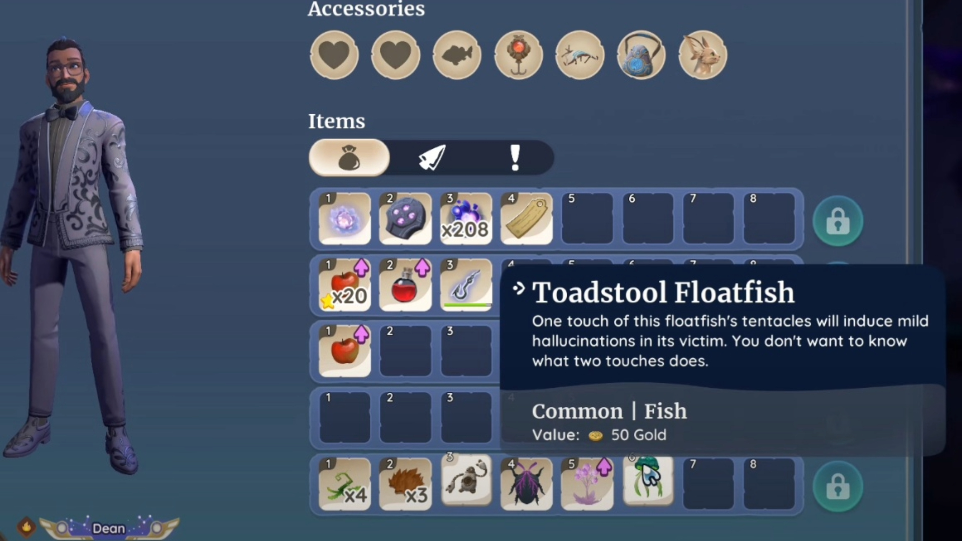 The fish is necessary for several recipes