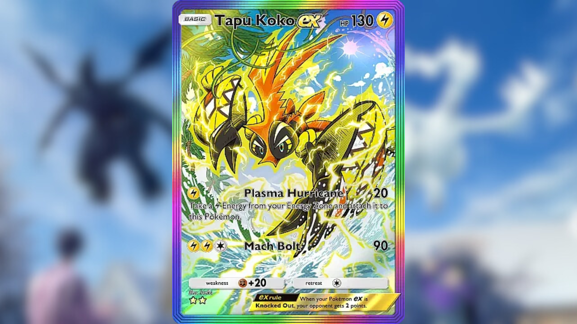 The guardian deity of Alola (Image via The Pokemon Company) Best Looking Cards Extradimensional Crisis Pokemon TCG Pocket