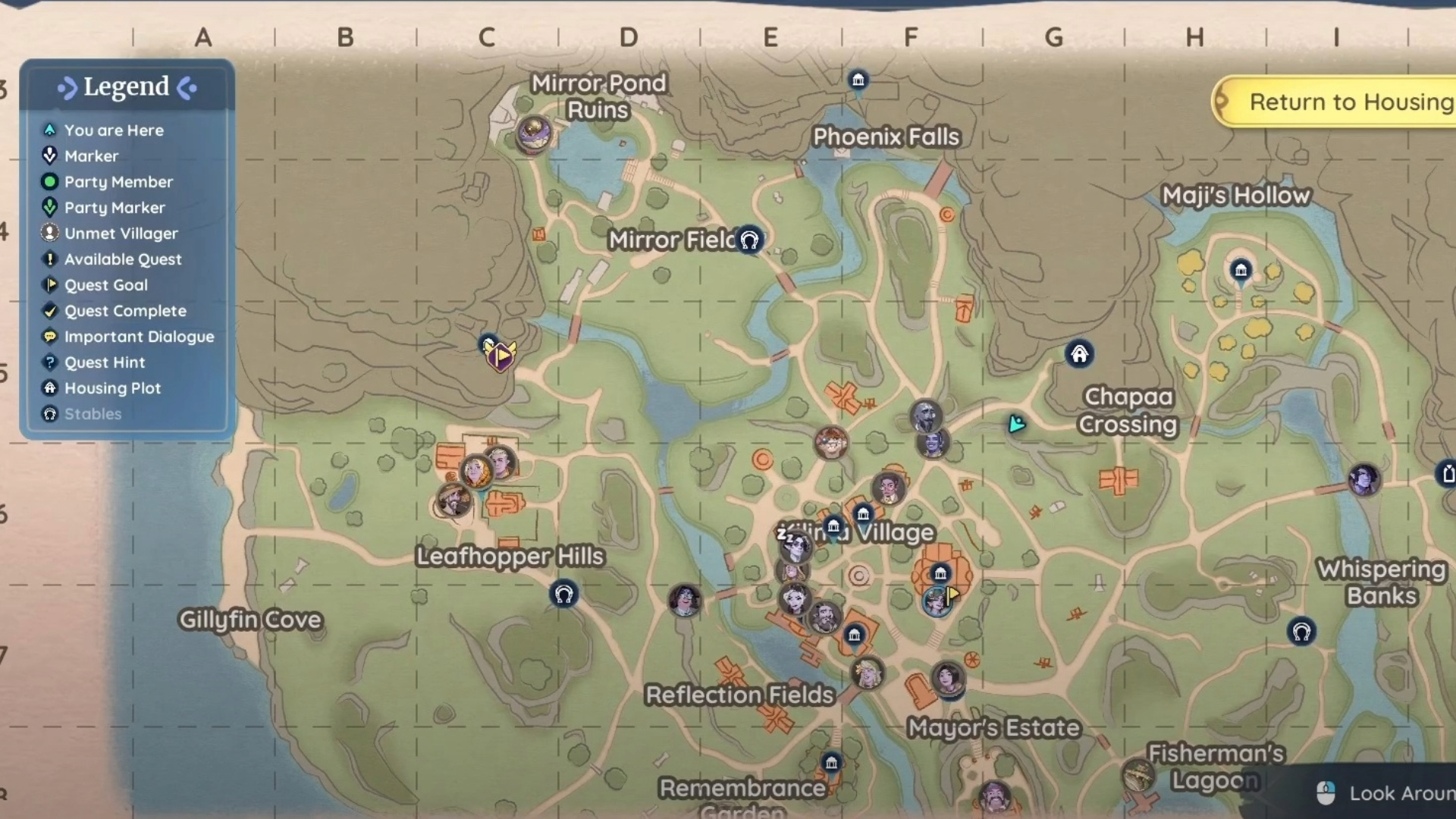 The location is north of Leafhopper Hills