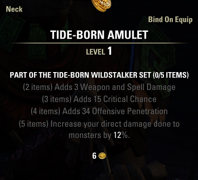 ESO Tide-Born Wildstalker set