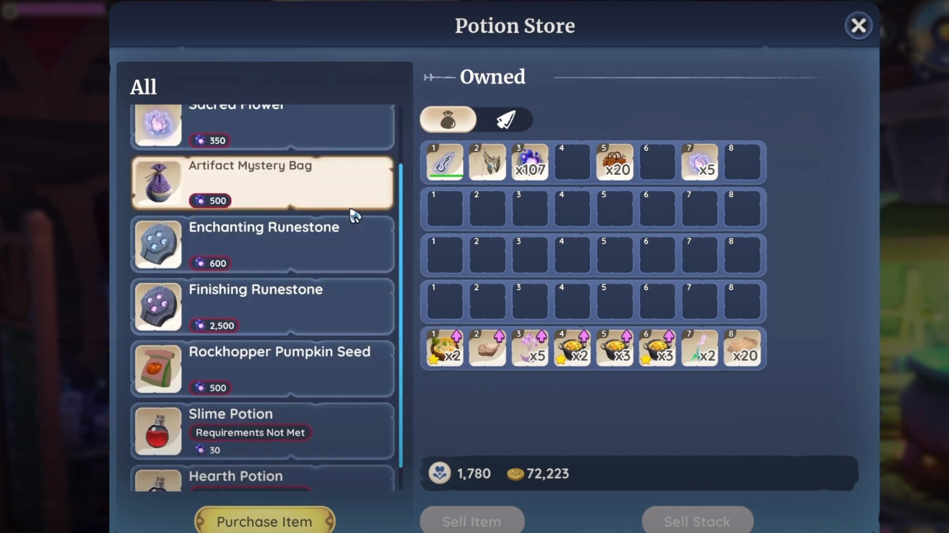Trade with Tamala using Infected Essence