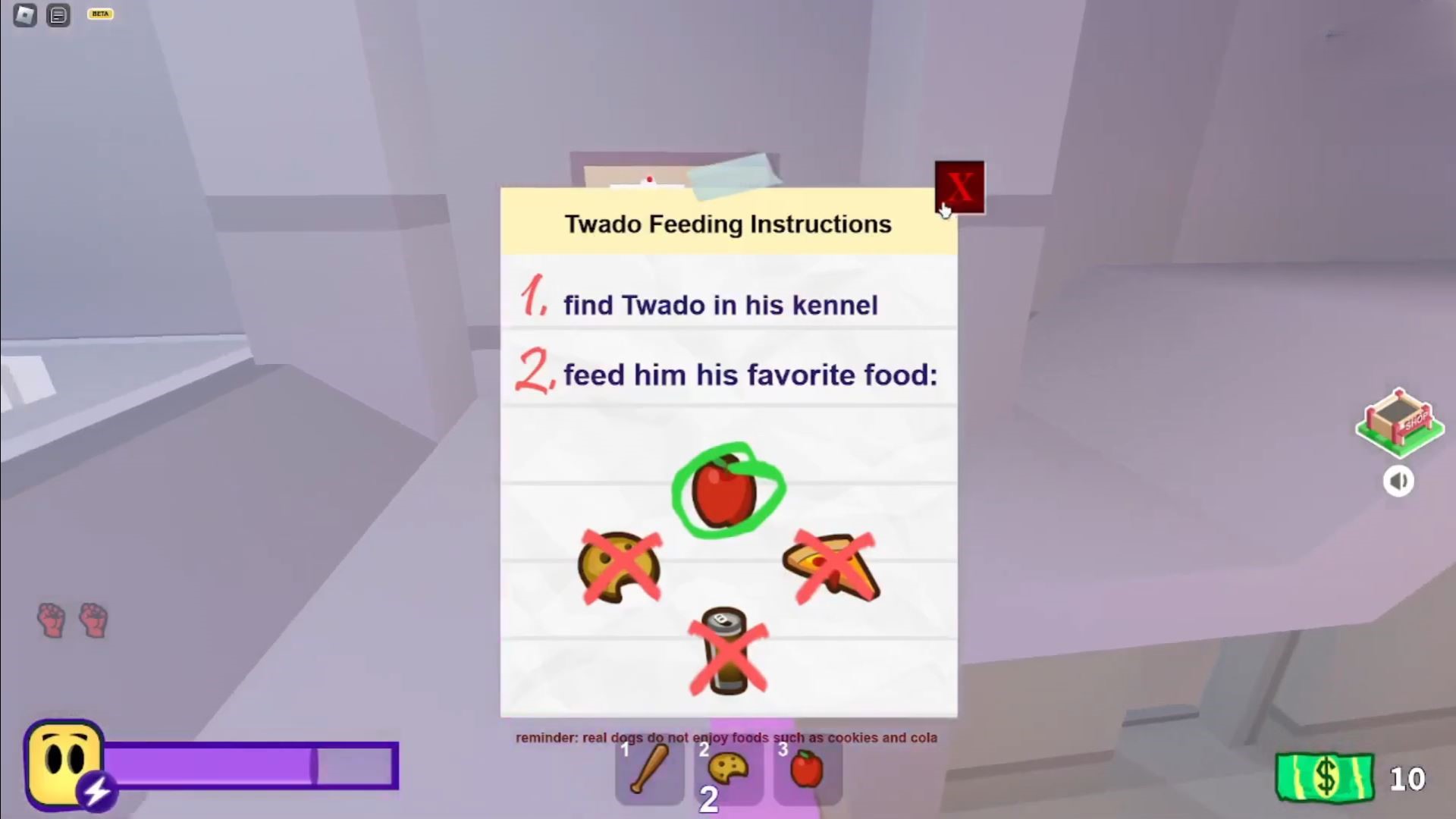 Twado food (Image via Roblox)