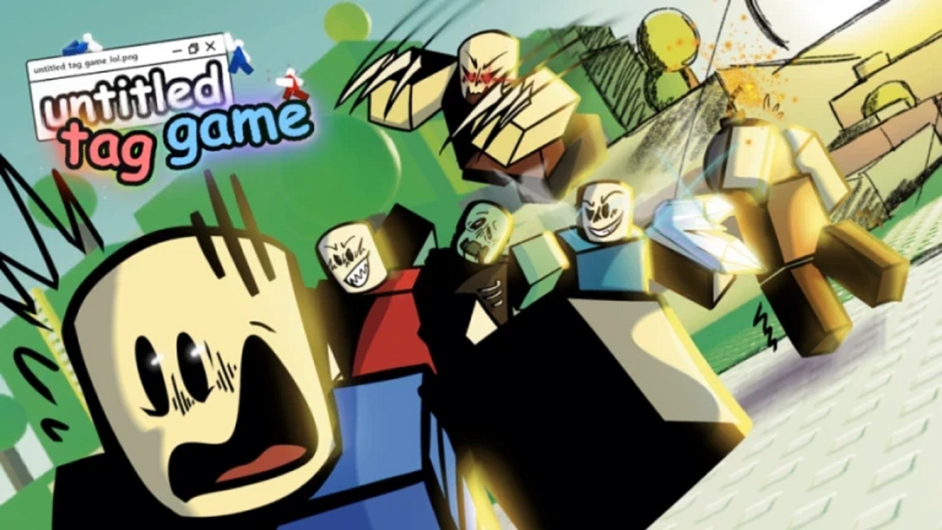 Untitled Tag Game controls guide (Image via Roblox)