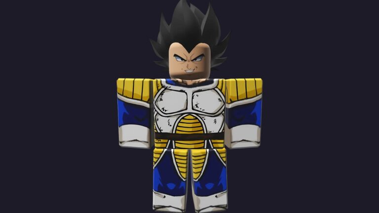 Vegeta in Anime Vanguards (Source: Roblox)