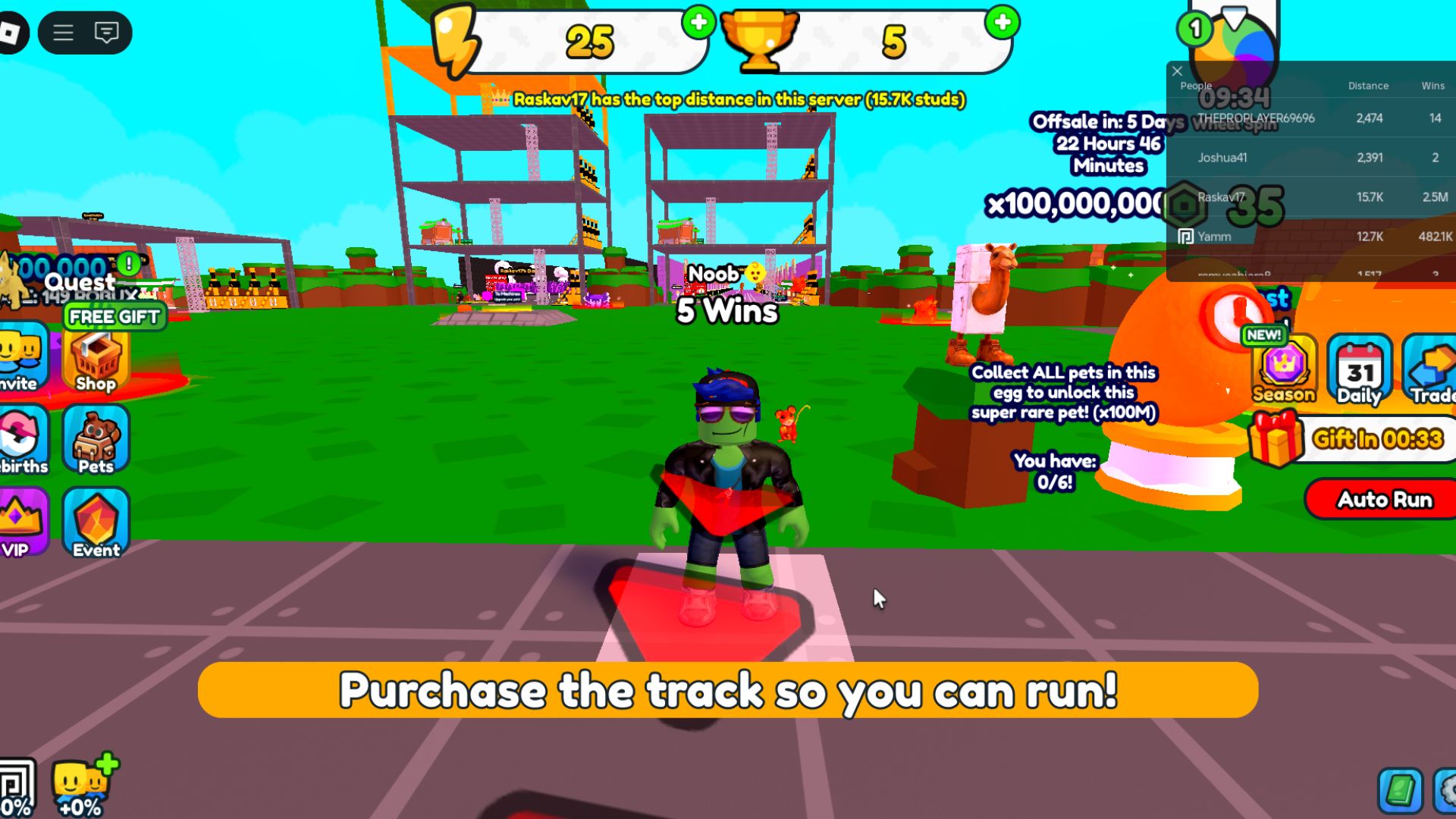 Roblox Run To Win Simulator Codes