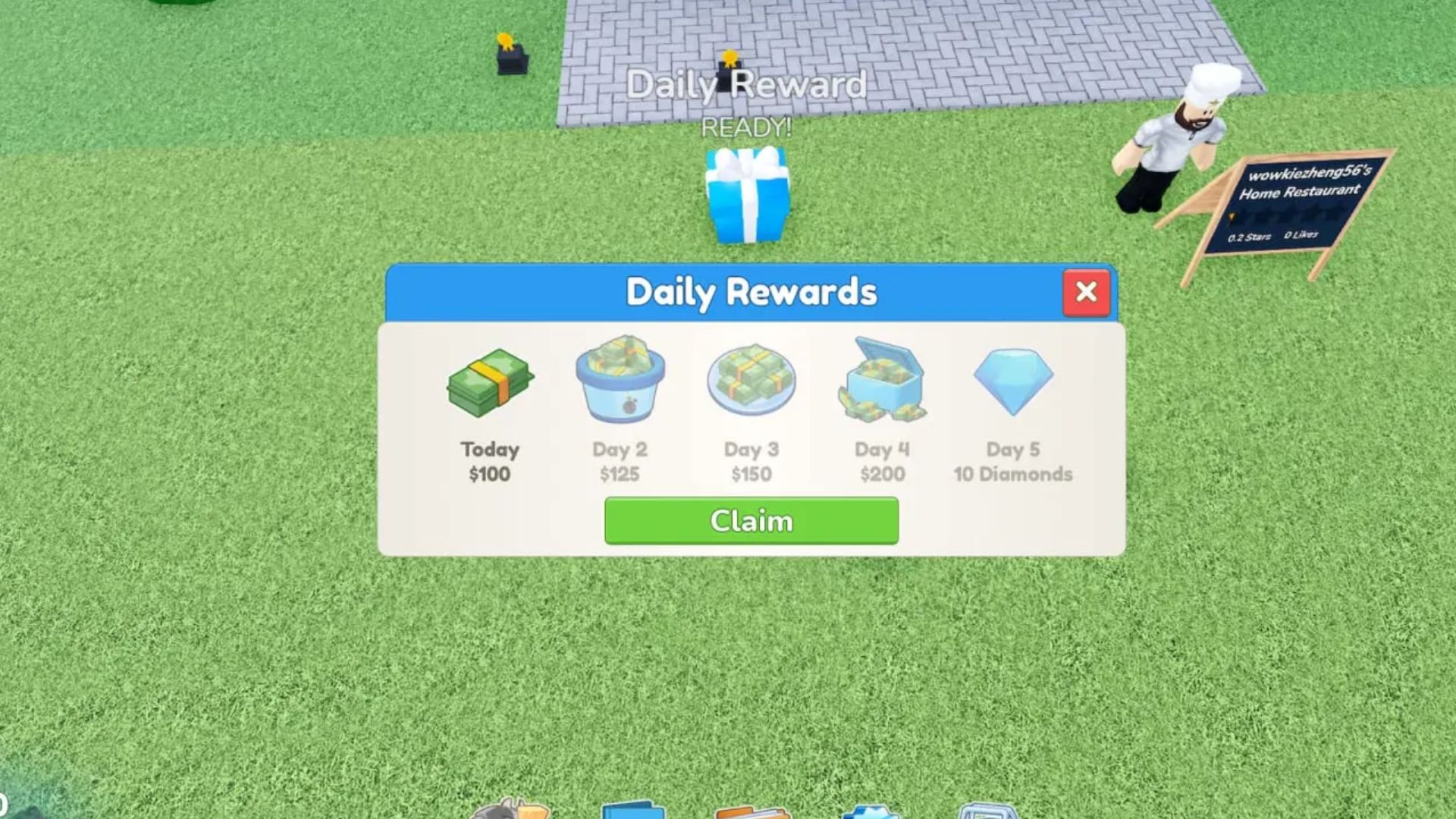 Don't miss out on rewards (Source: Roblox)