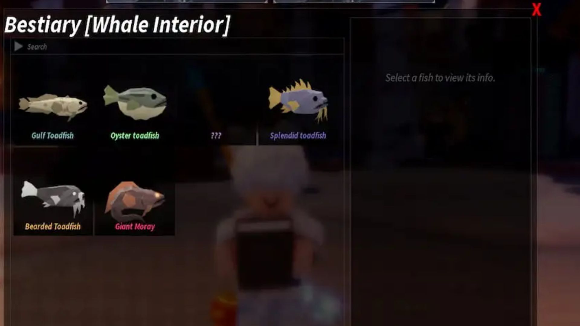 Whale Interior Bestiary (Source: Roblox)