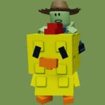 Chicken Jockey in Grow a Garden (Source: Roblox)