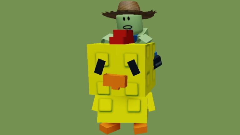 Chicken Jockey in Grow a Garden (Source: Roblox)