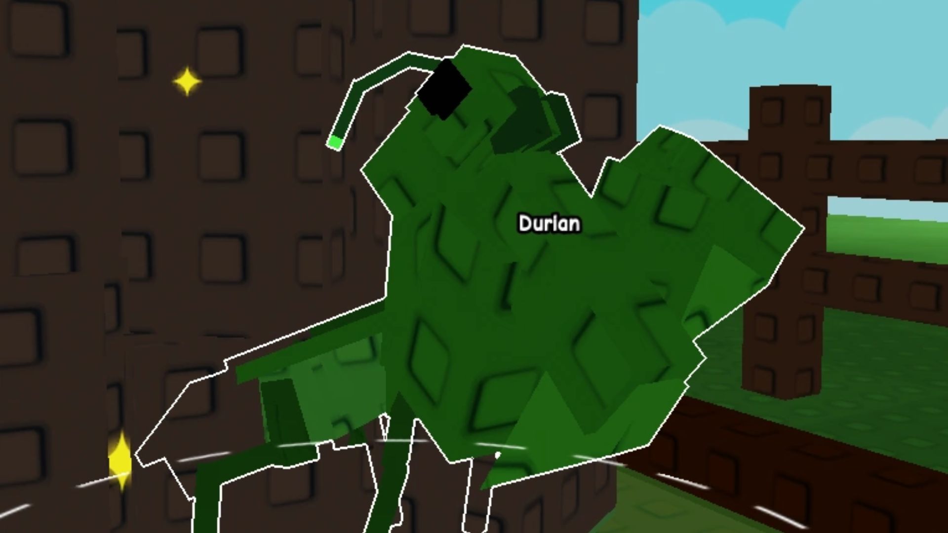 Praying Mantis in Grow a Garden (Source: Roblox)
