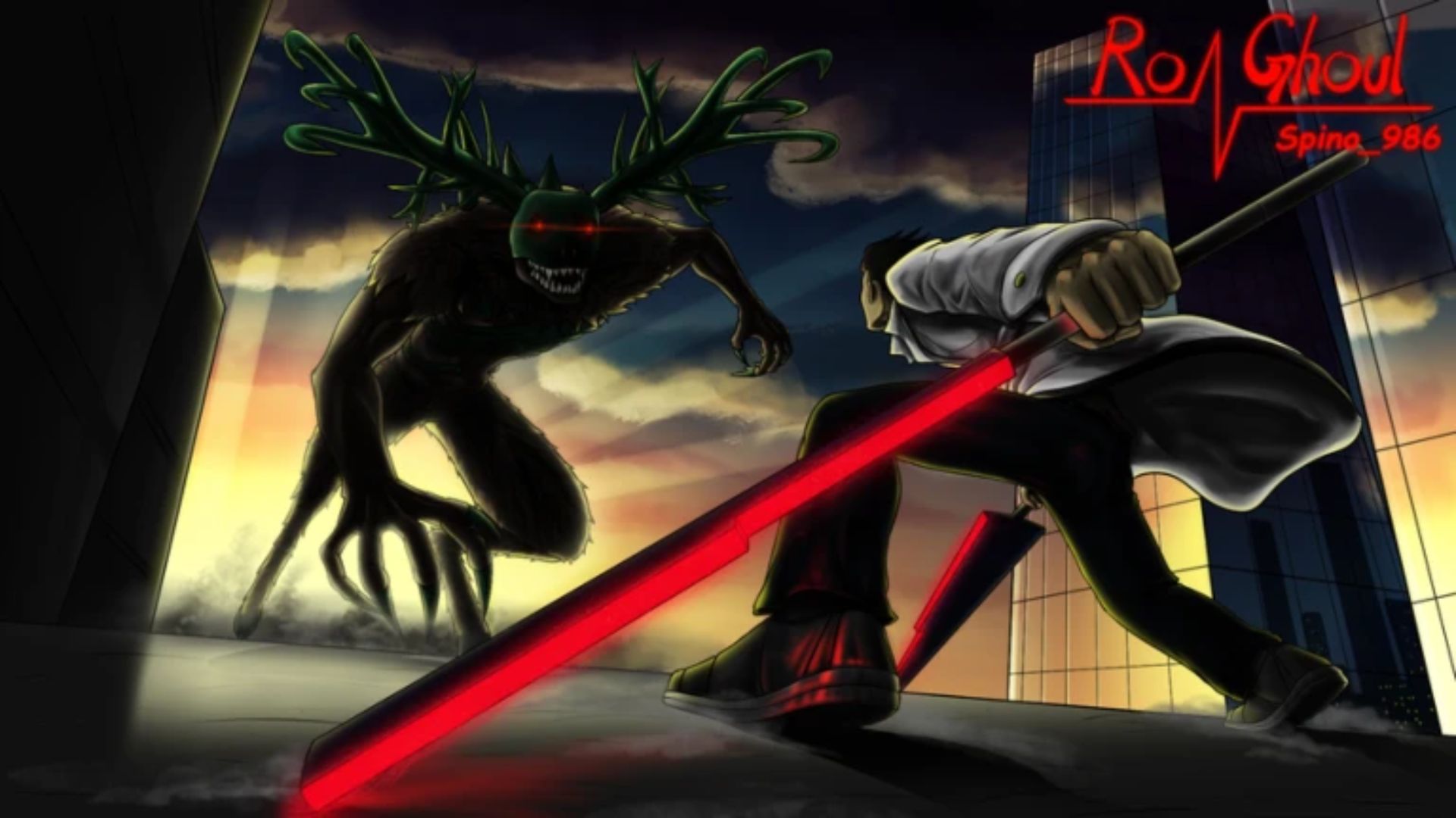 Explore boss drops and spawn times in Ro-Ghoul Roblox (Source: Roblox Corporation)