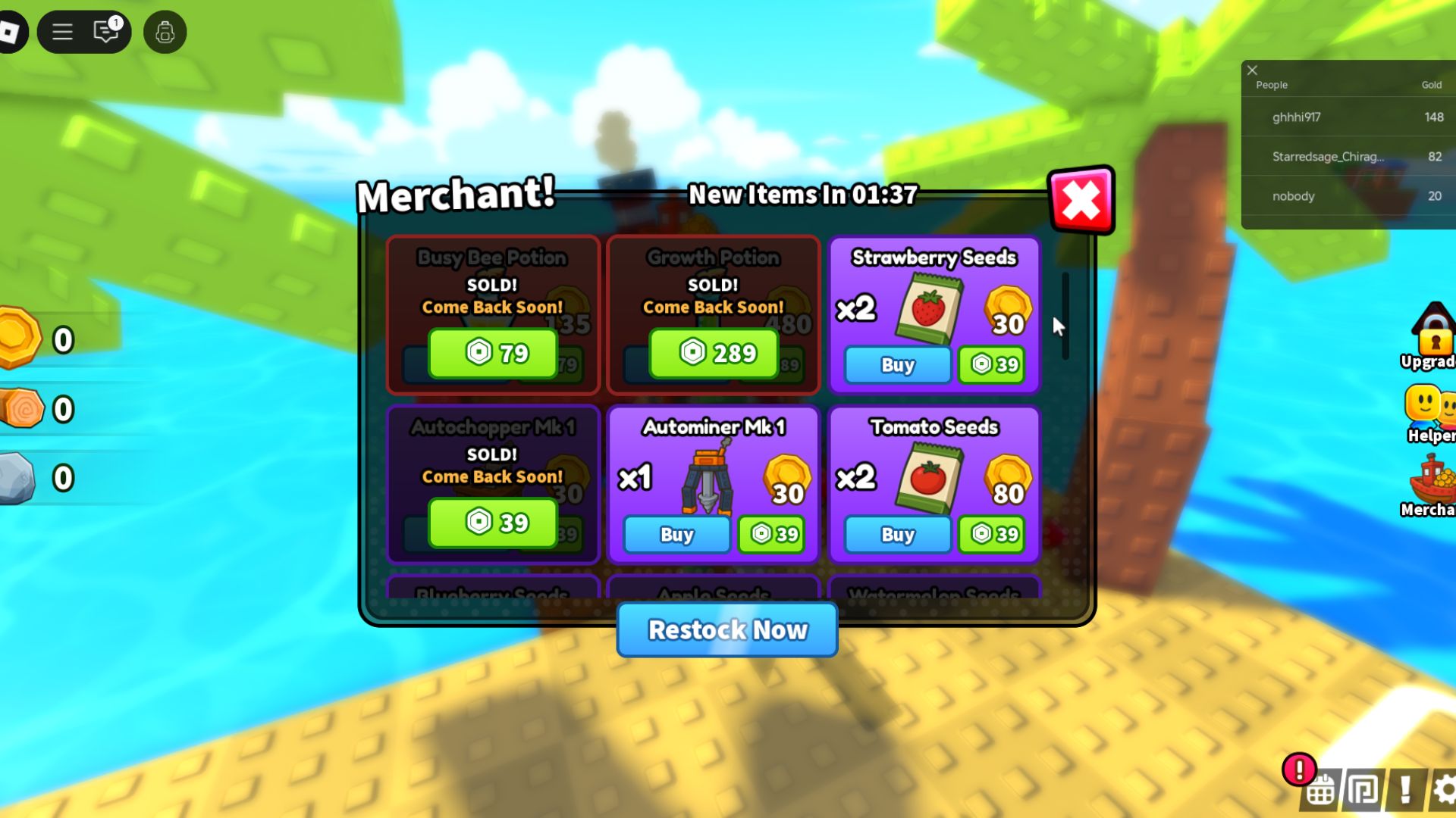 Strawberry Seeds (Source: Roblox)