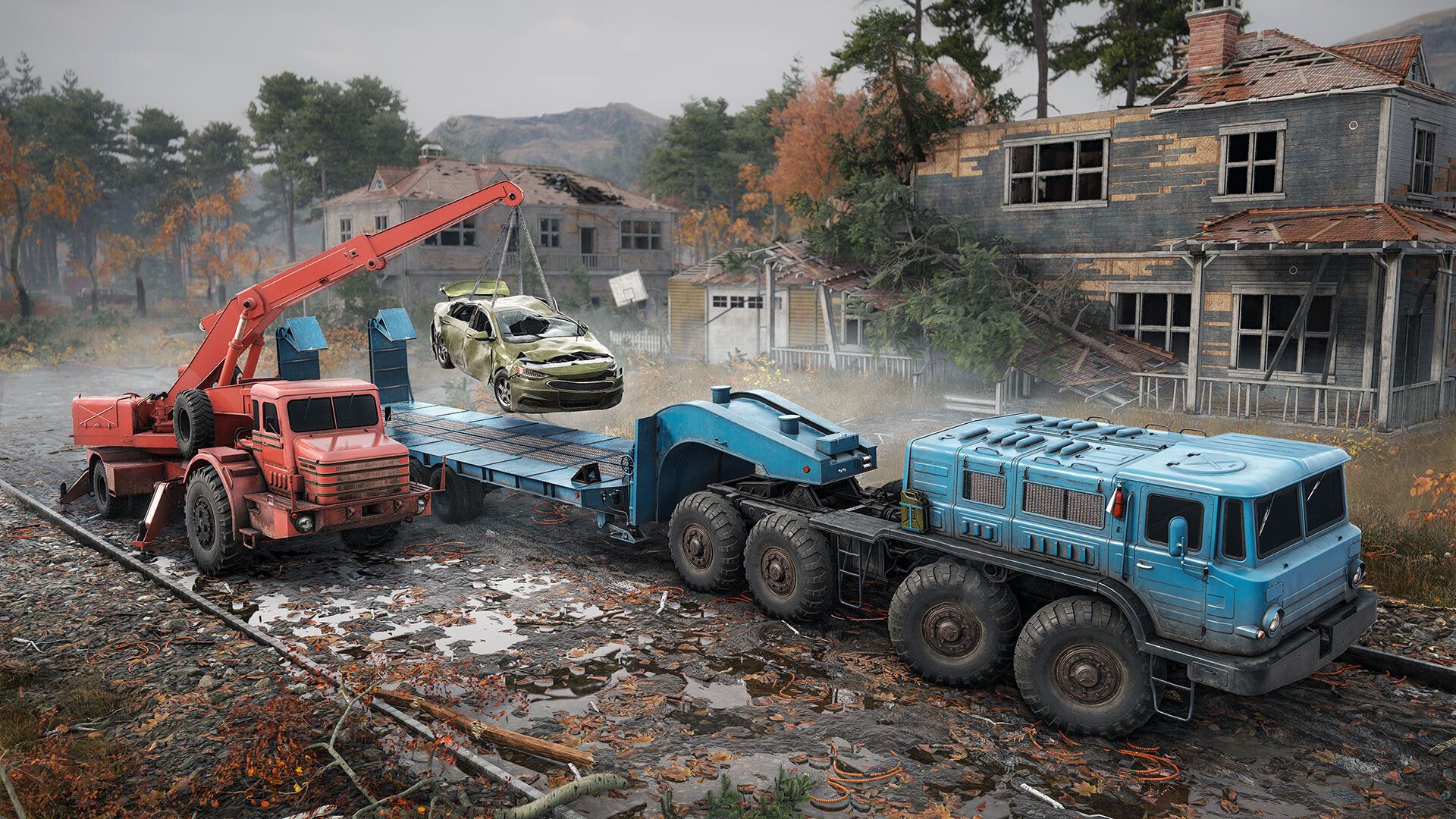 Switch vehicles in Roadcraft efficiently (Image via Focus Entertainment)