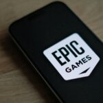 Picture of Epic Games Store on a mobile device