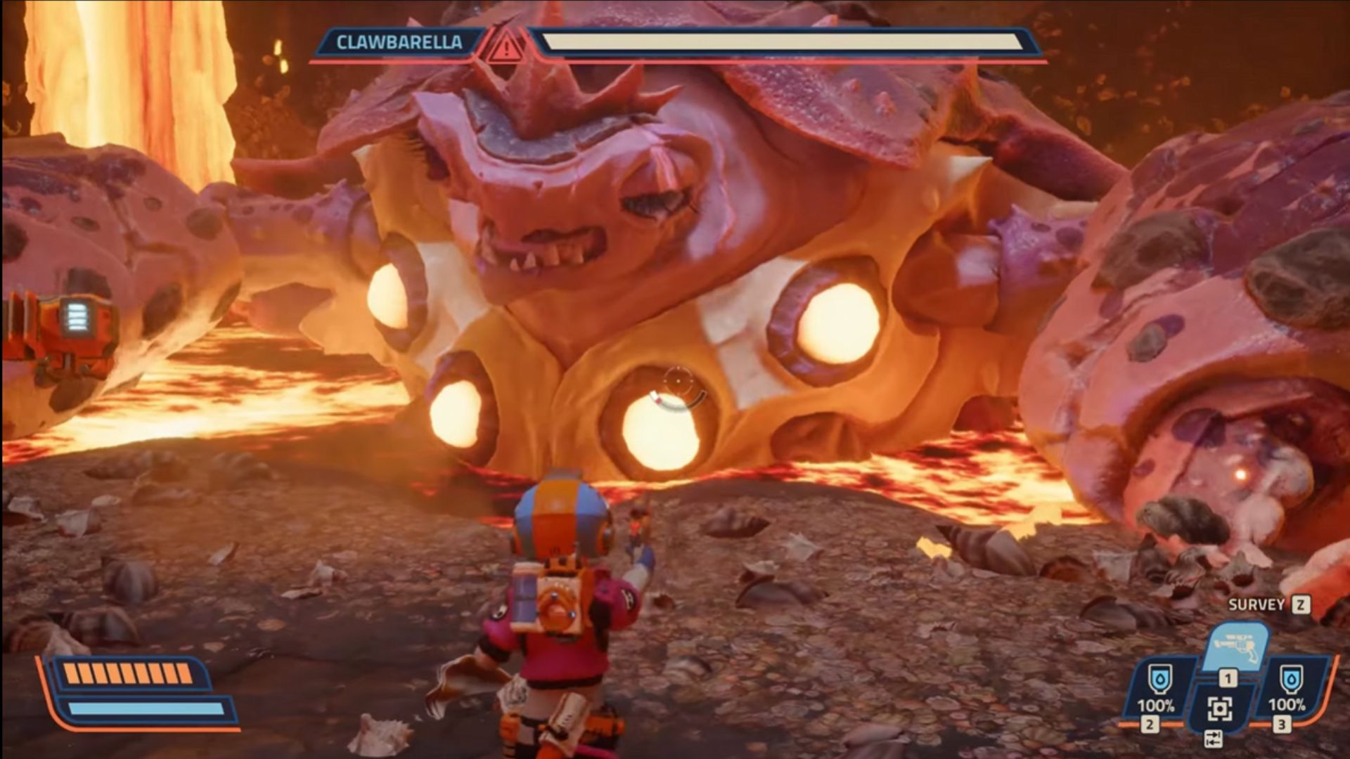 Clawbarella is the final hurdle (Source: Racoon Logic Studios, ConiferousRobot/YouTube)