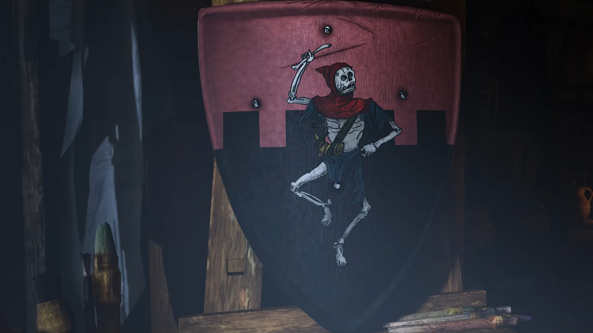 You will need to paint some shields (Image via Deep Silver)