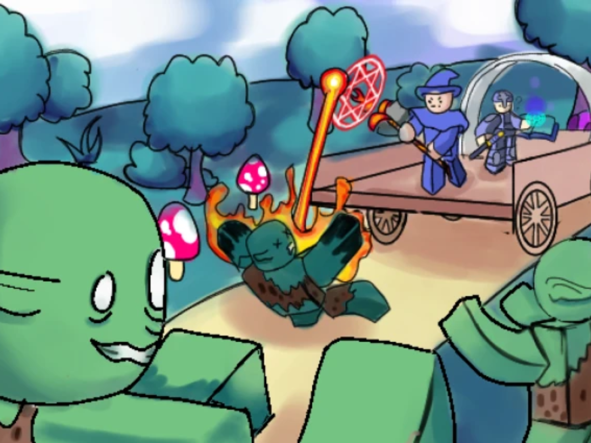 Dead Spells is a Roblox survival adventure game (Image via Personal Path | Roblox)
