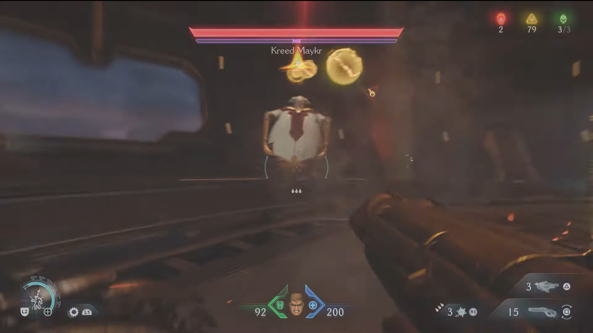 Kreed Maykr knows how to put up a good fight in Doom The Dark Ages (Image via Bethesda Softworks)