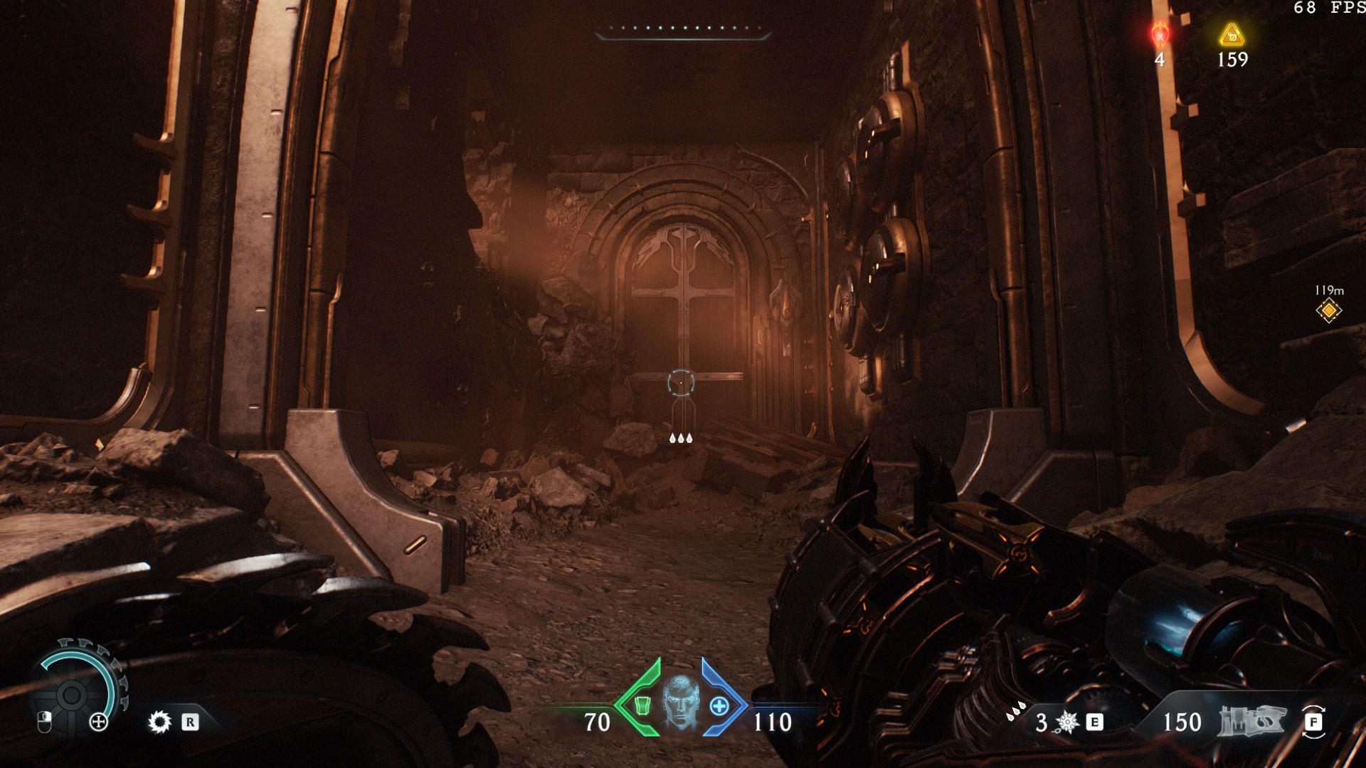 Doom The Dark Ages: Should You Get Pincushion or Ricochet Upgrade for Rail Spike Shredder (Source: Bethesda Softworks)