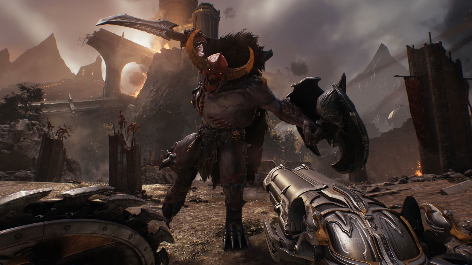 Explore the collectibles in Doom The Dark Ages Chapter 1