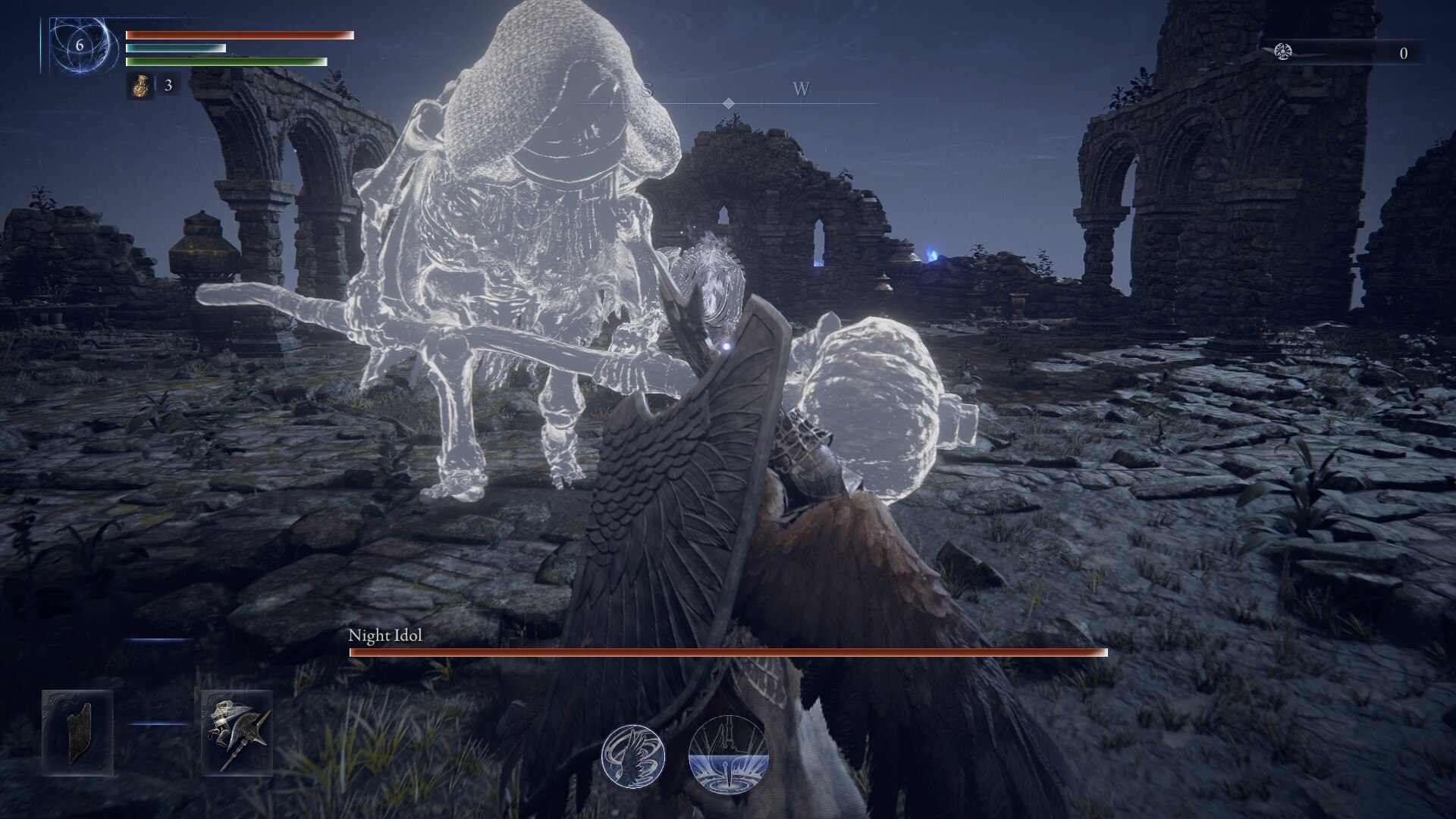The Night Idol boss fight (Image via FromSoftware)