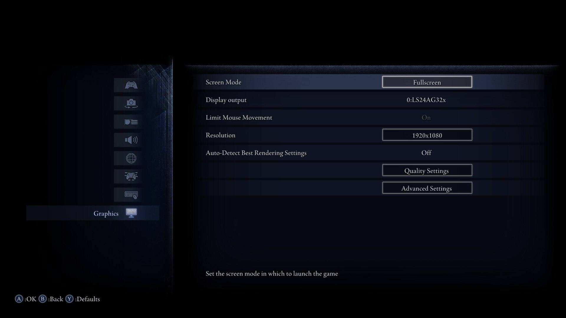 Picture of Elden Ring Nightreign display settings
