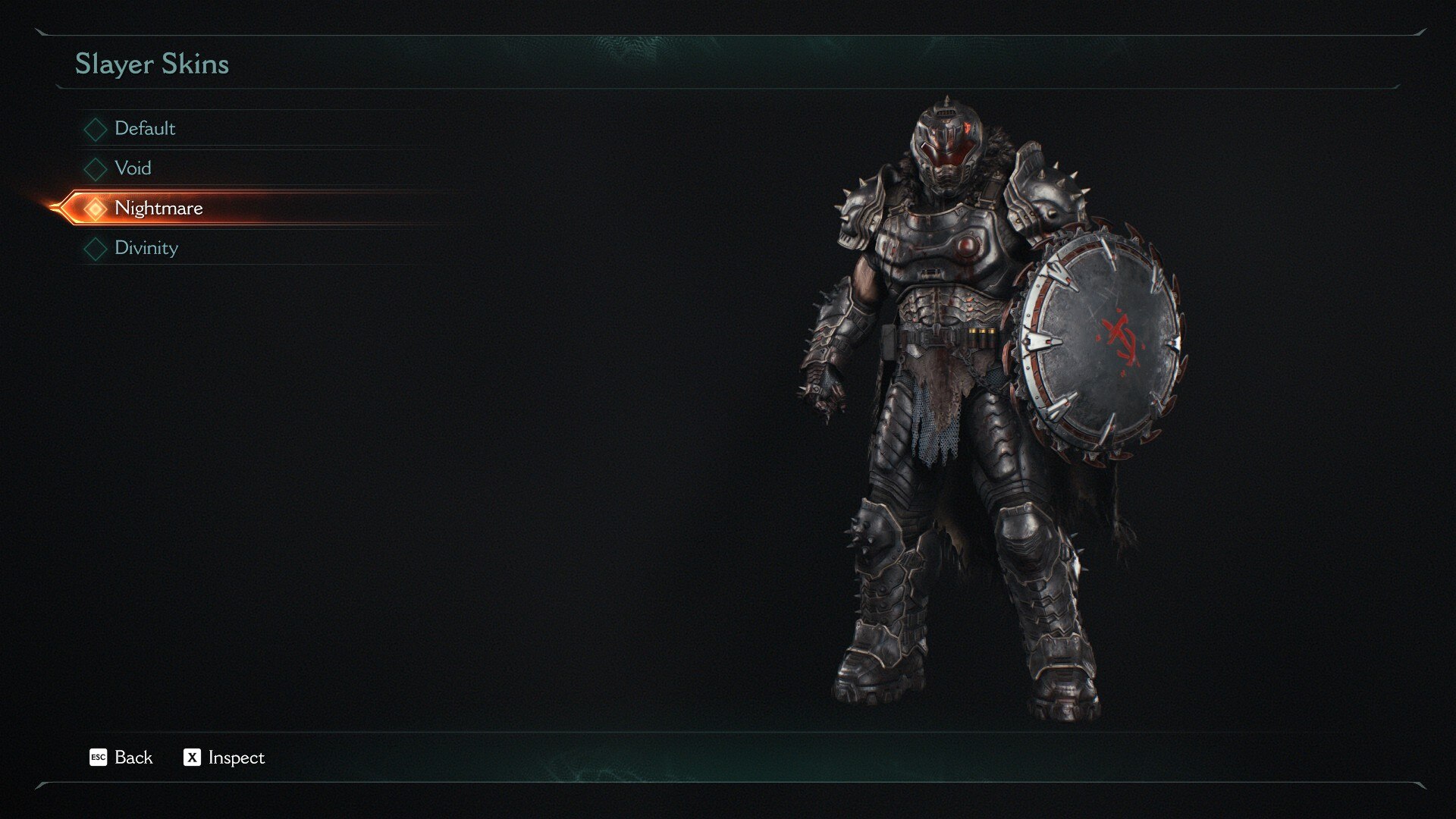 The Nightmare skin for the Slayer (Image via Bethesda Softworks)