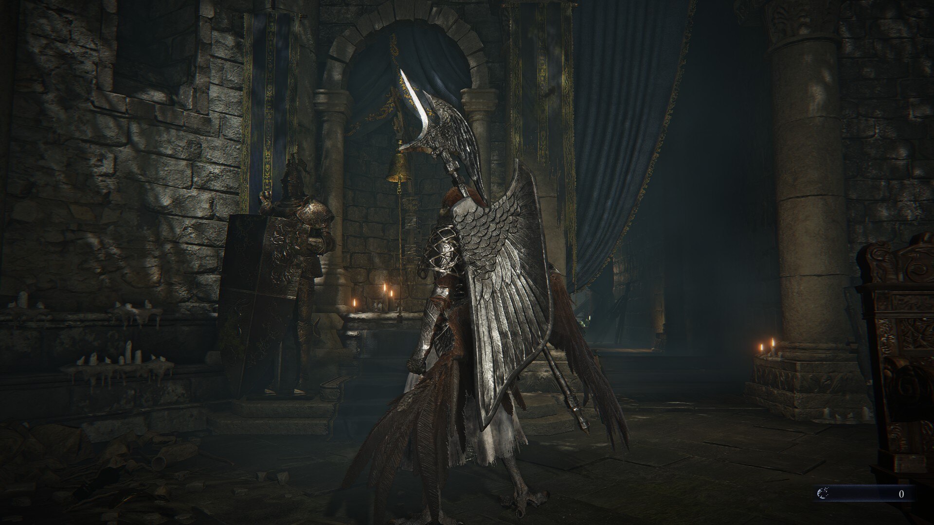 Location of the Banished Knight statue (Image via FromSoftware)