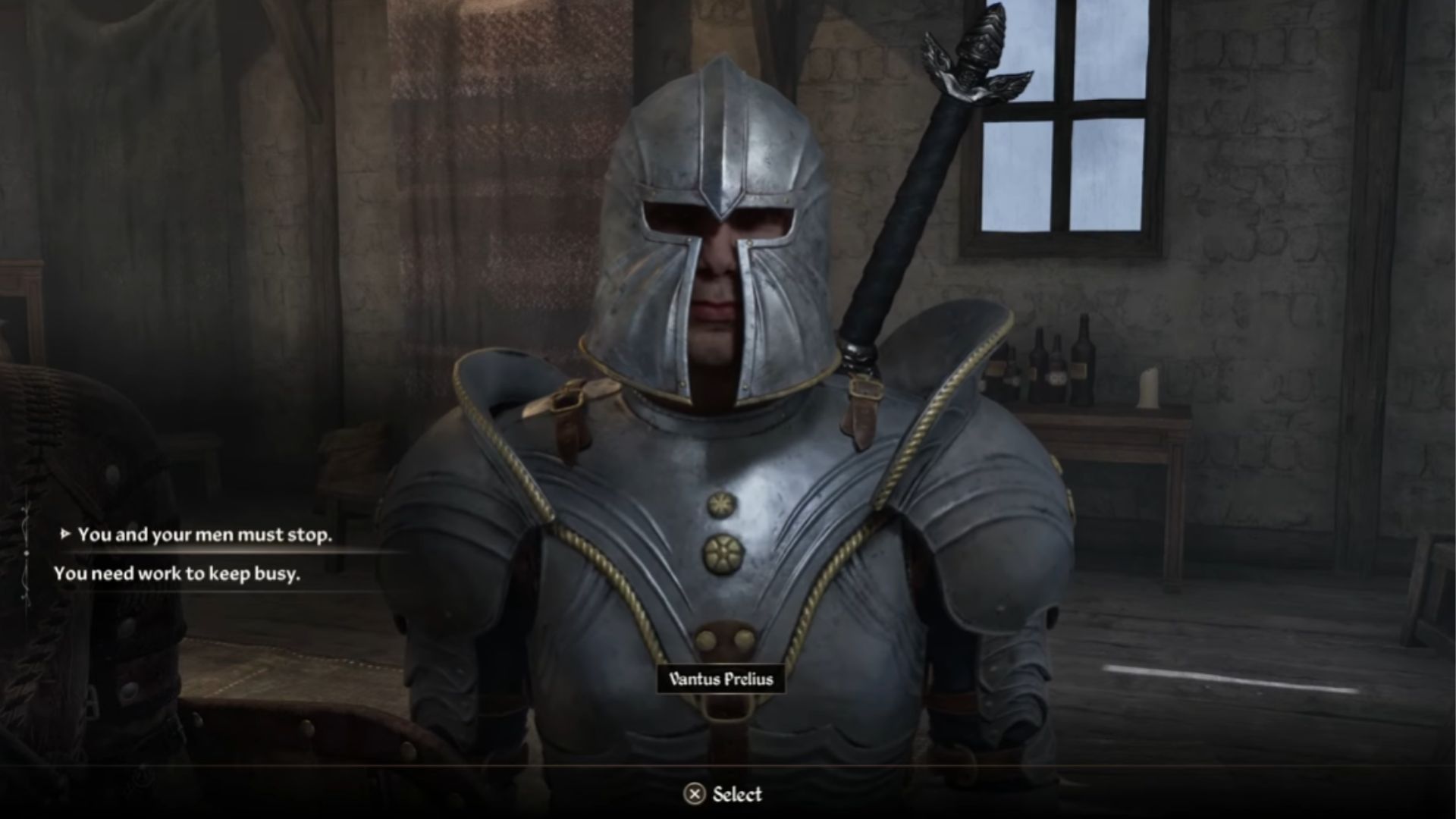 Talk to the guild members (Source: Bethesda Softworks, GuidingLight/YouTube)