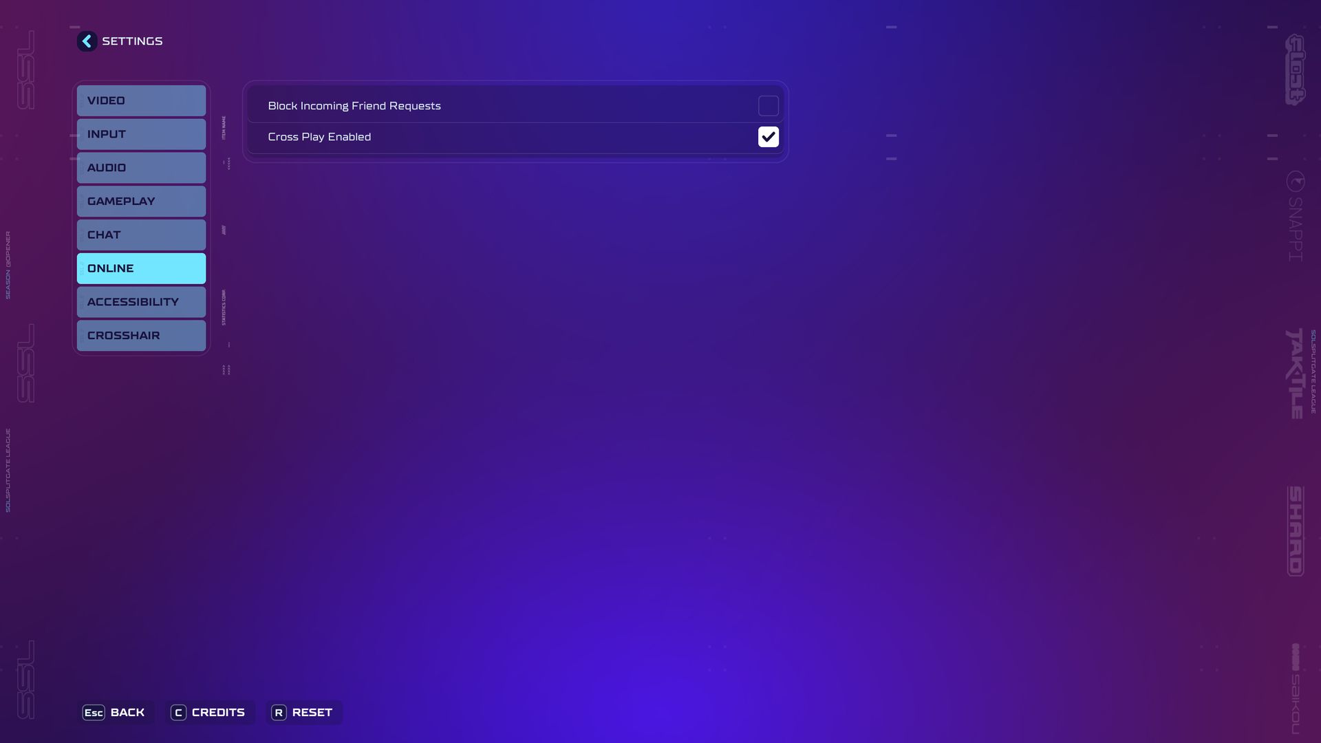 how to disable crossplay in Splitgate 2