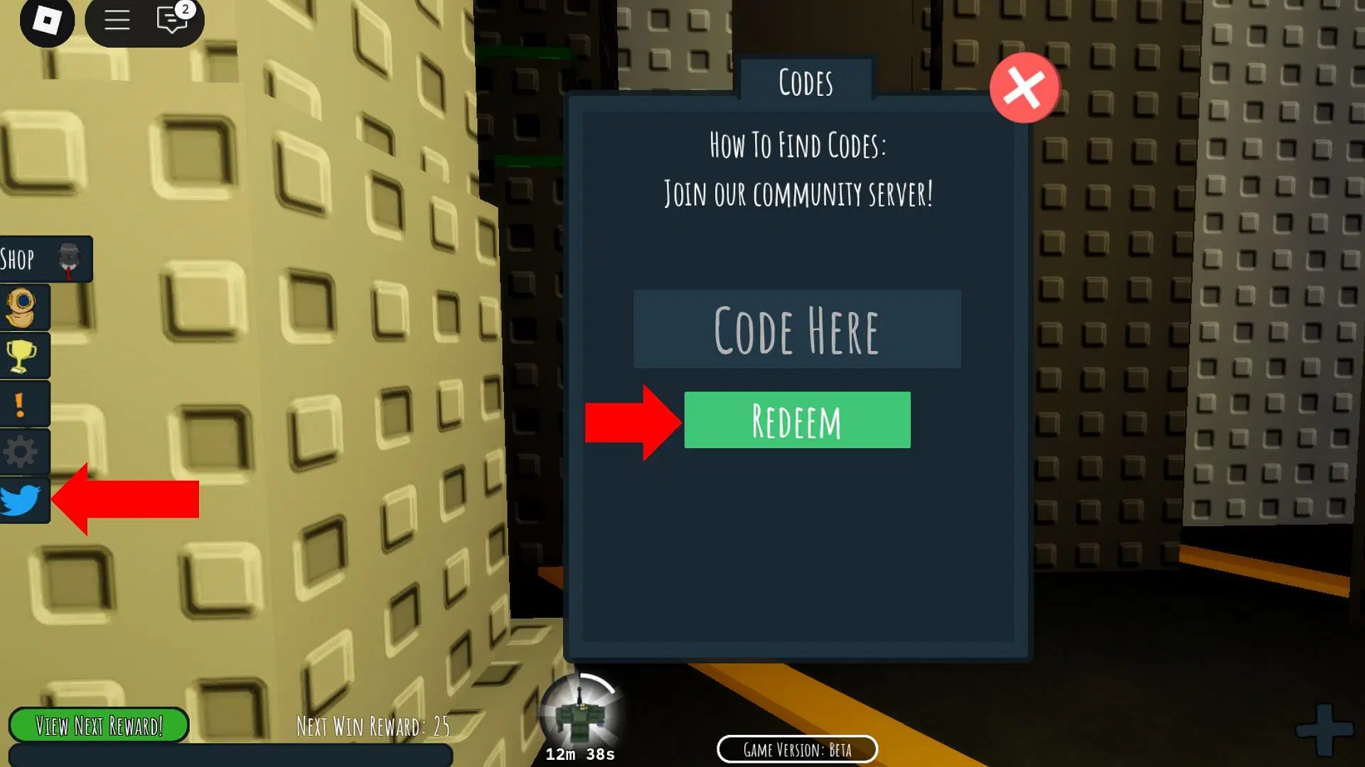Redeem before they expire (Source: Roblox)