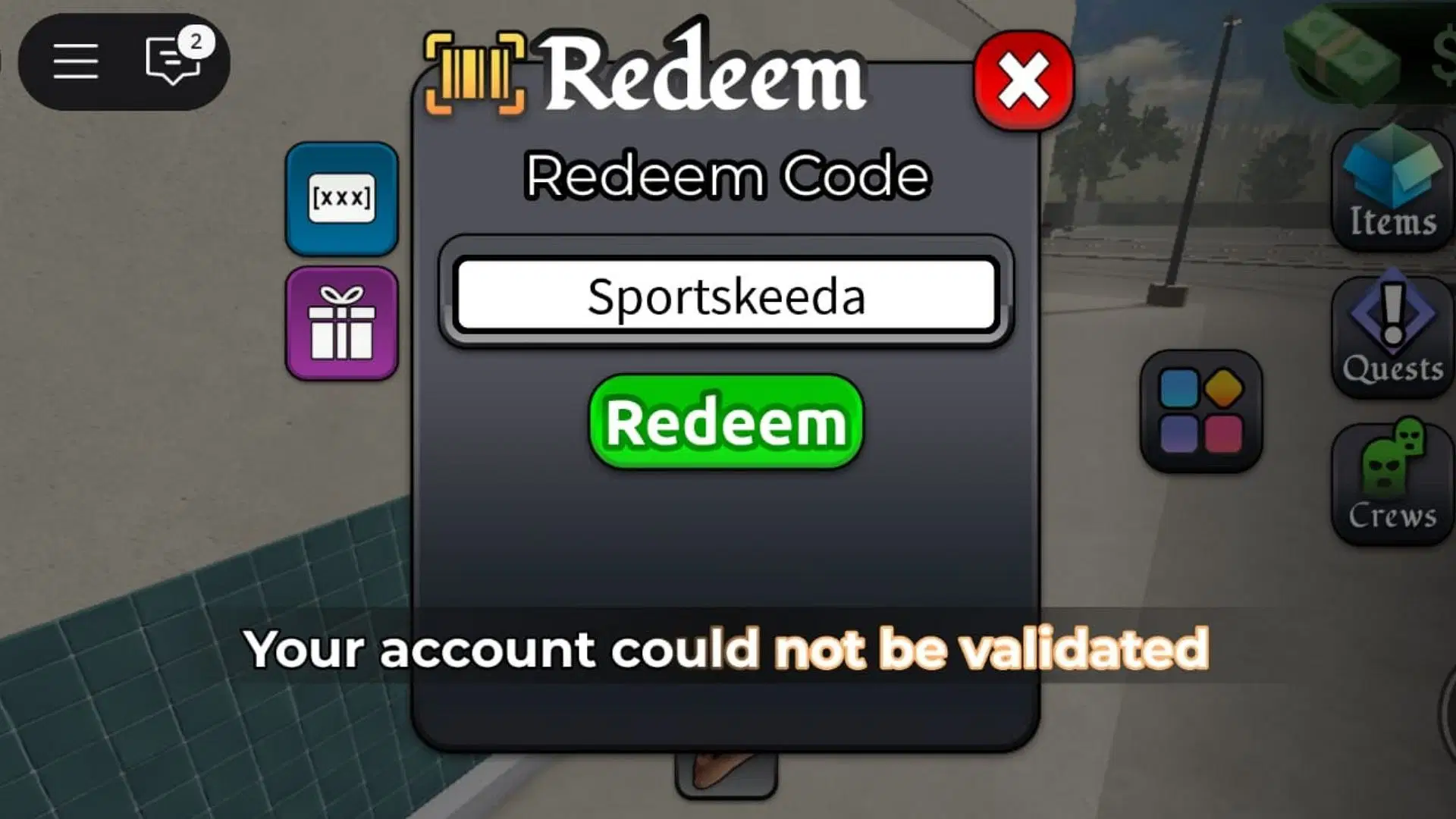 Don't use the same code twice (Source: Roblox)