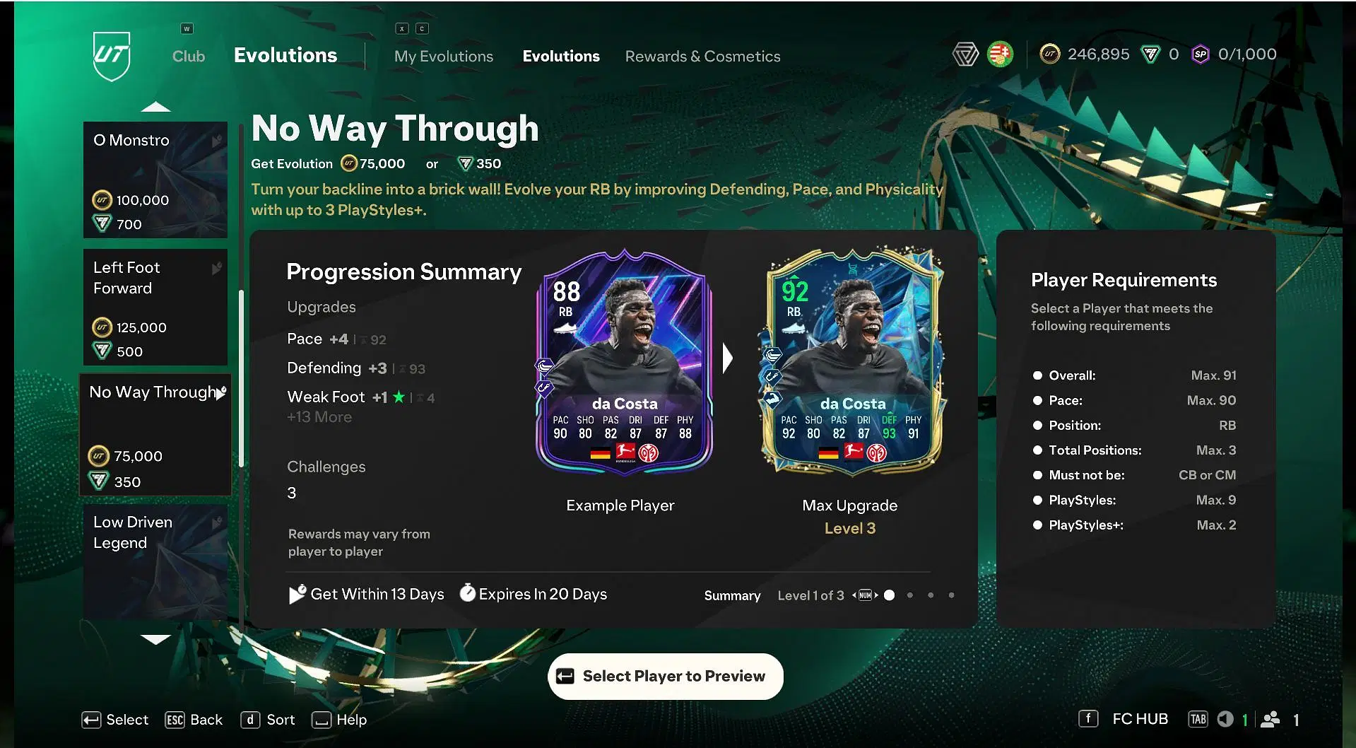 No Way Through Evolution (Source: EA Sports)