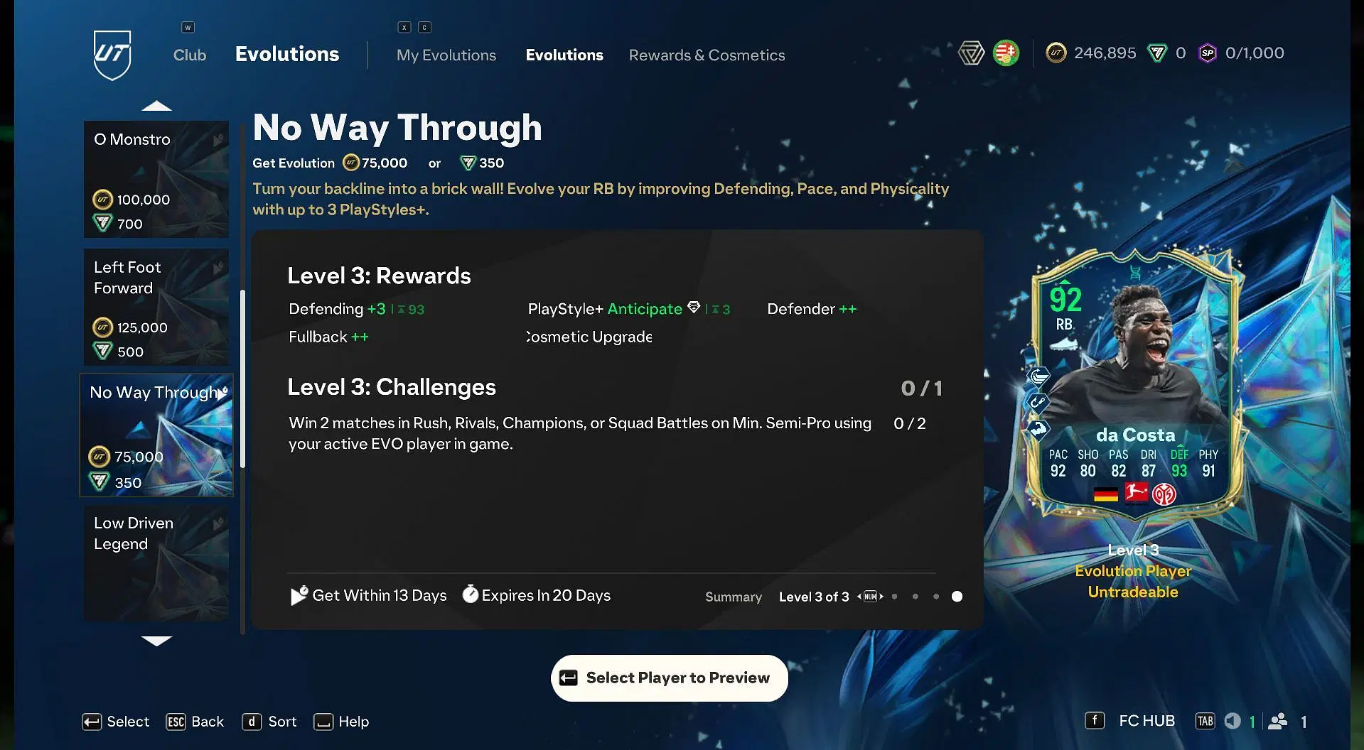 Which player are you upgrading? (Source: EA Sports)