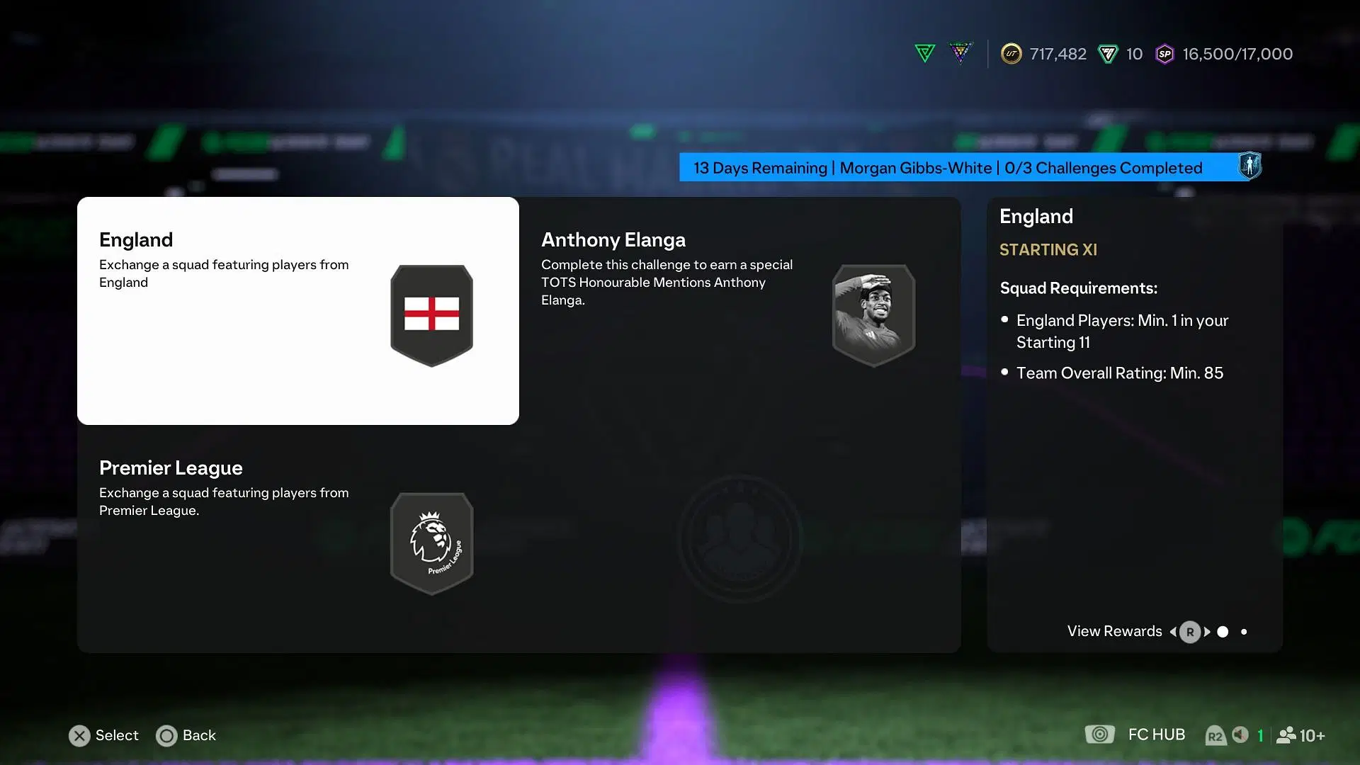 Morgan Gibbs-White TOTS Honourable Mentions SBC in EAFC 25