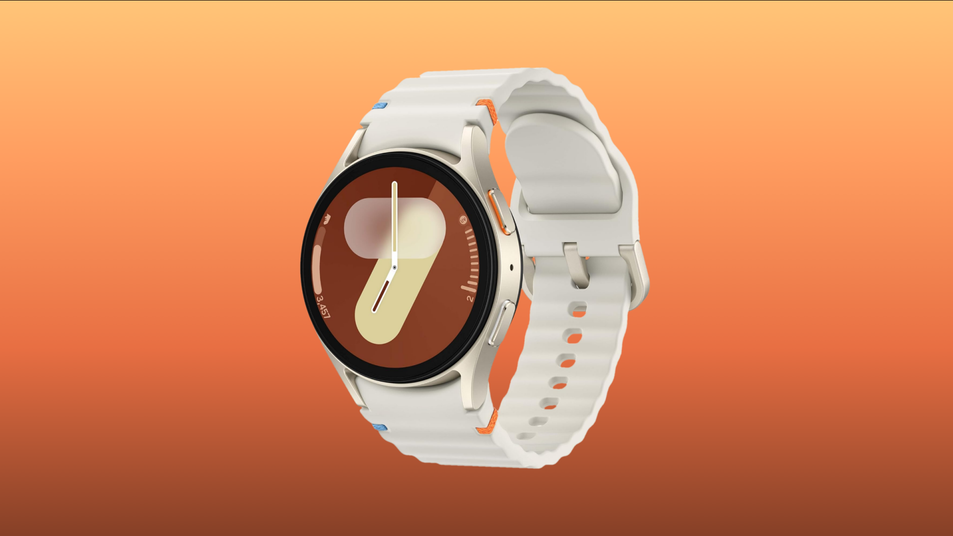 Galaxy Watch 7 Cream finish (Image via Samsung | Amazon | Deltia's Gaming)